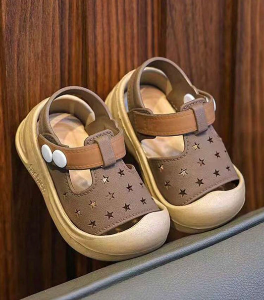 Closed-Toe Soft Sole Indoor/Outdoor Sandals