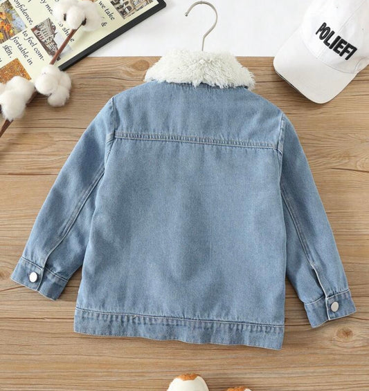Fleece-Lined Denim Jacket Winter
