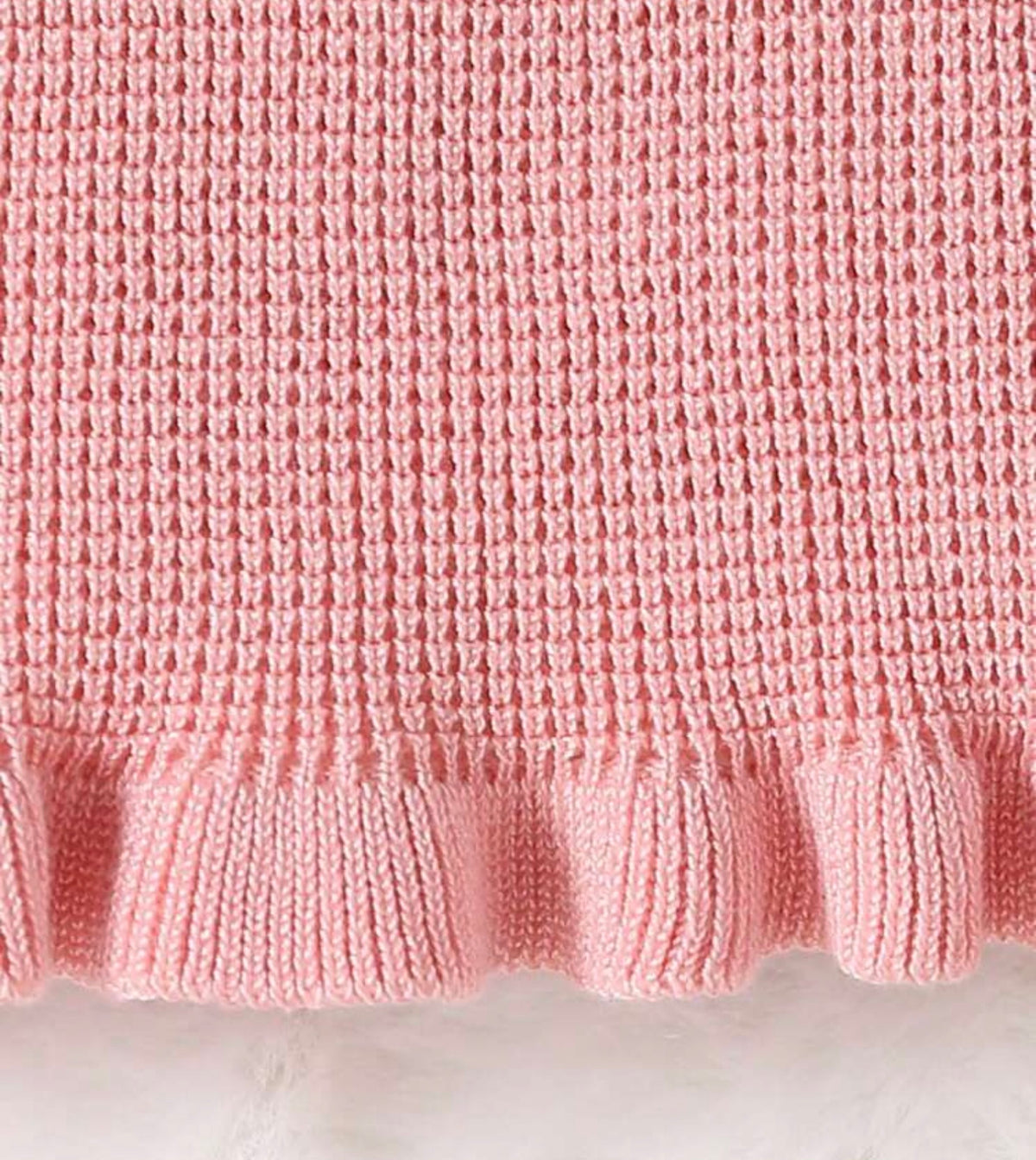Solid Color Sleeveless Knit Sweater