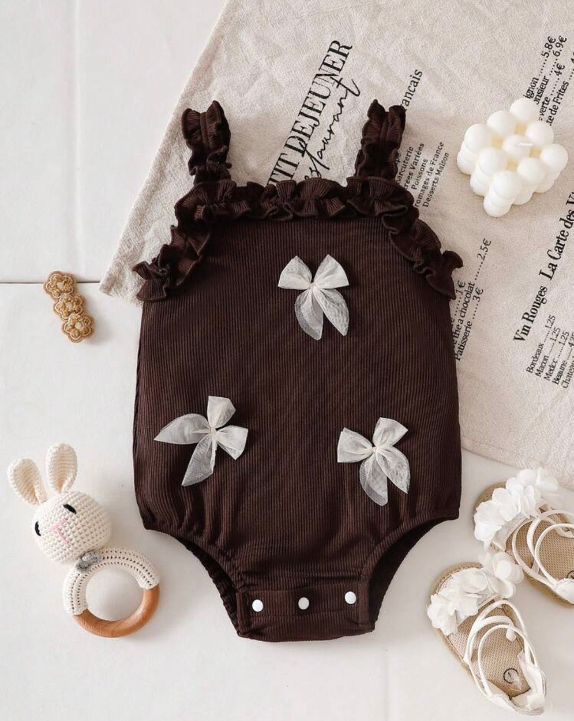 Snap-Up One-Piece Bodysuit,