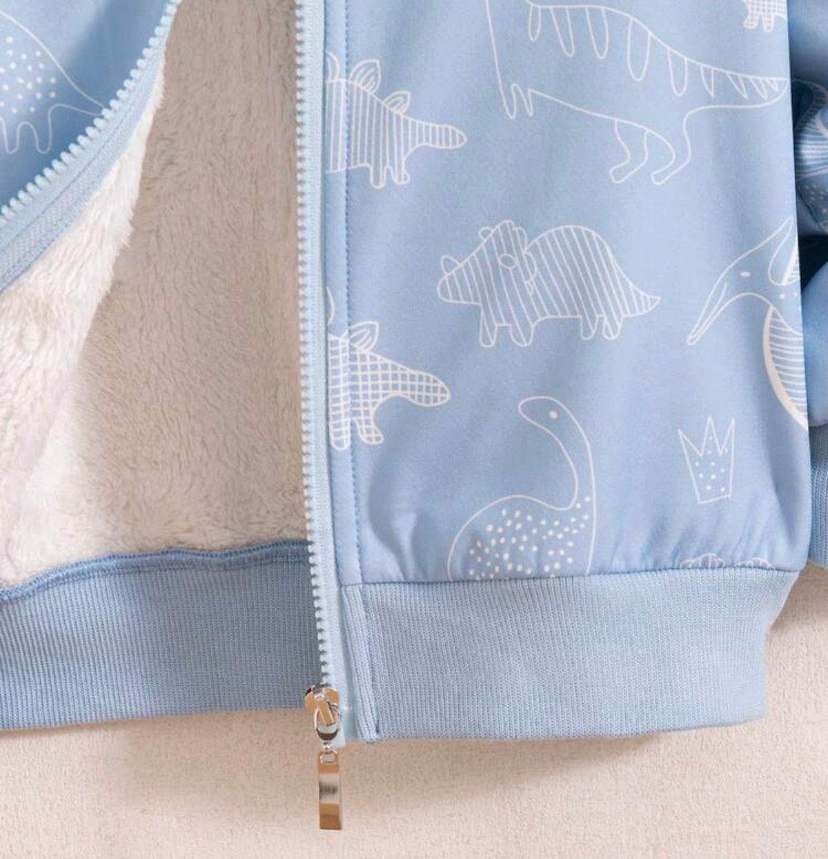 Zip-Up Hooded Fleece Jacket