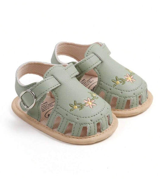 Embroidered Sandals