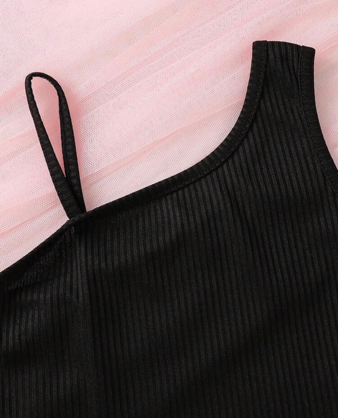 Modest Solid Color Asymmetric Neck Camisole And Wrap Skirt Shorts Beach Black