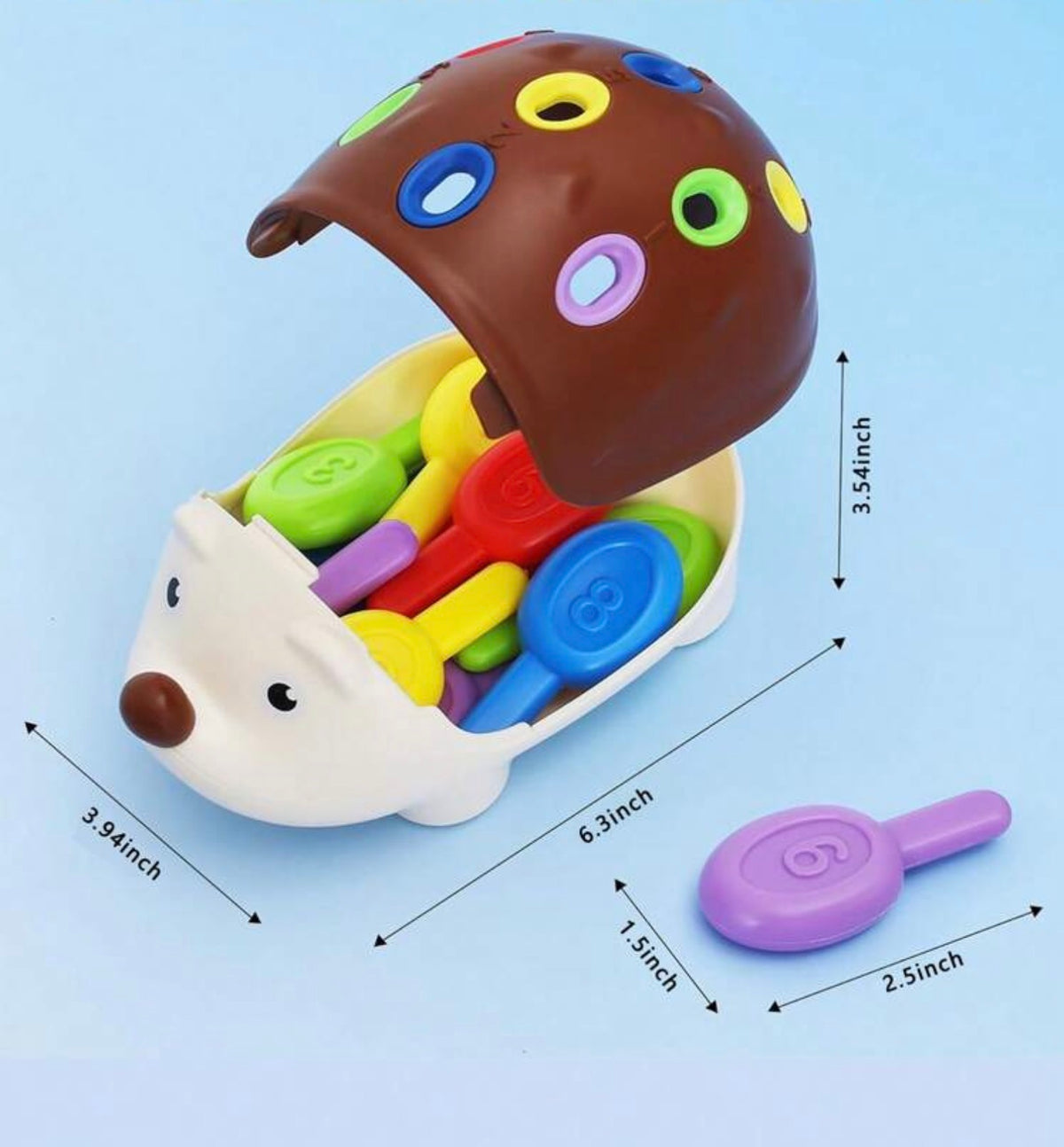 1pc Education Assembling Hedgehog Toy