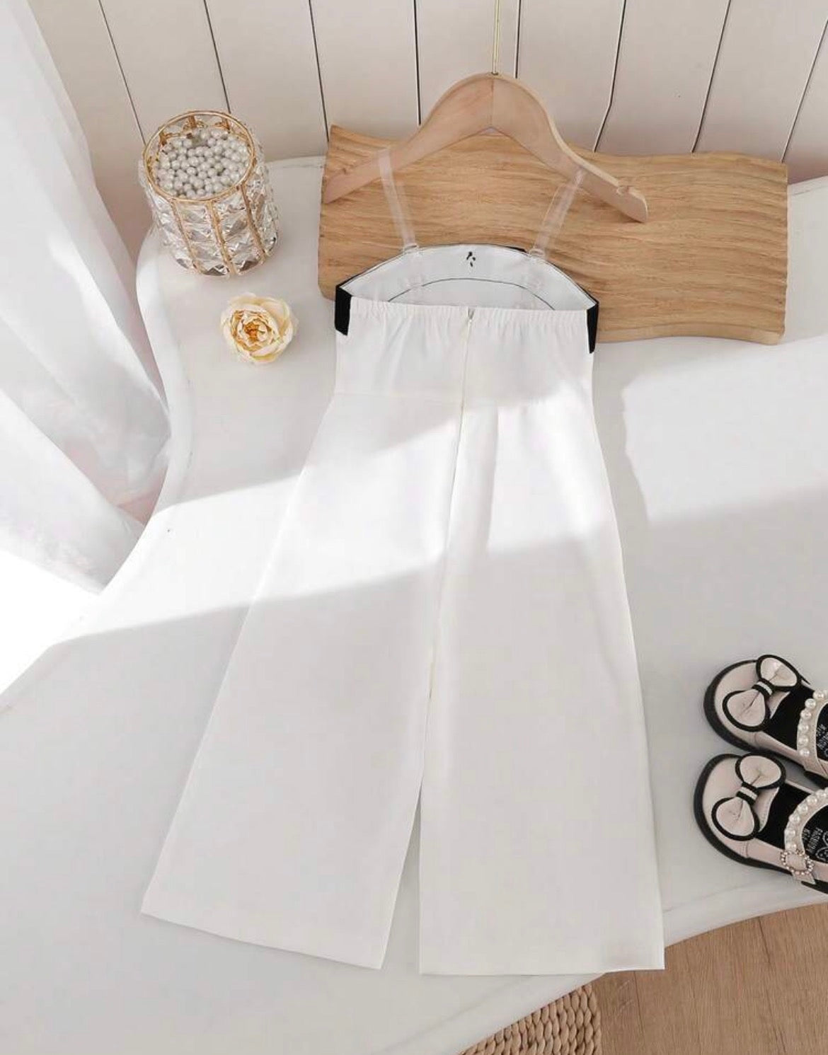 Black And White Summer Elegant Jumpsuit