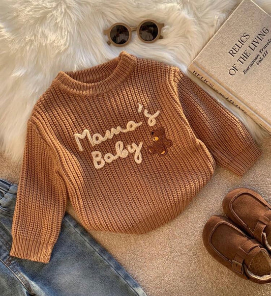 Autumn Crew Neck Pullover Sweater Fall Clothes