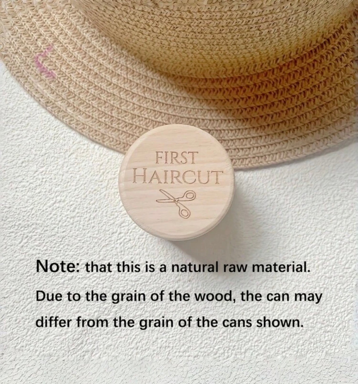 Handmade Wooden First Hair Keepsake Box