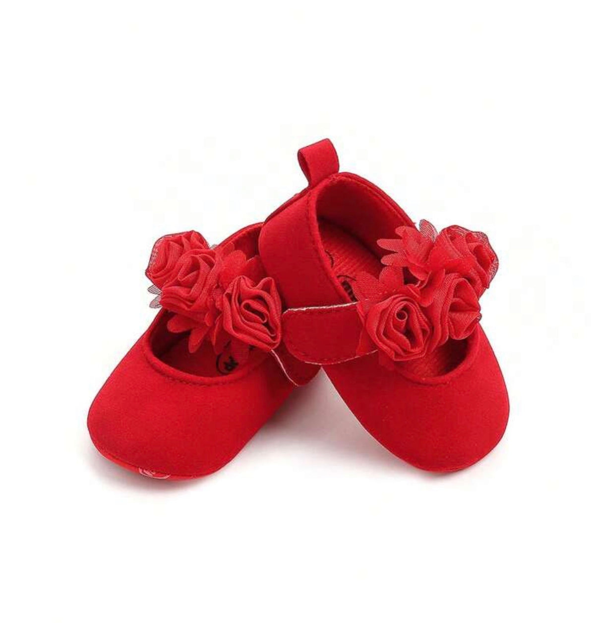 Christmas Mary Jane Flats, Bow Flower Princess Shoes