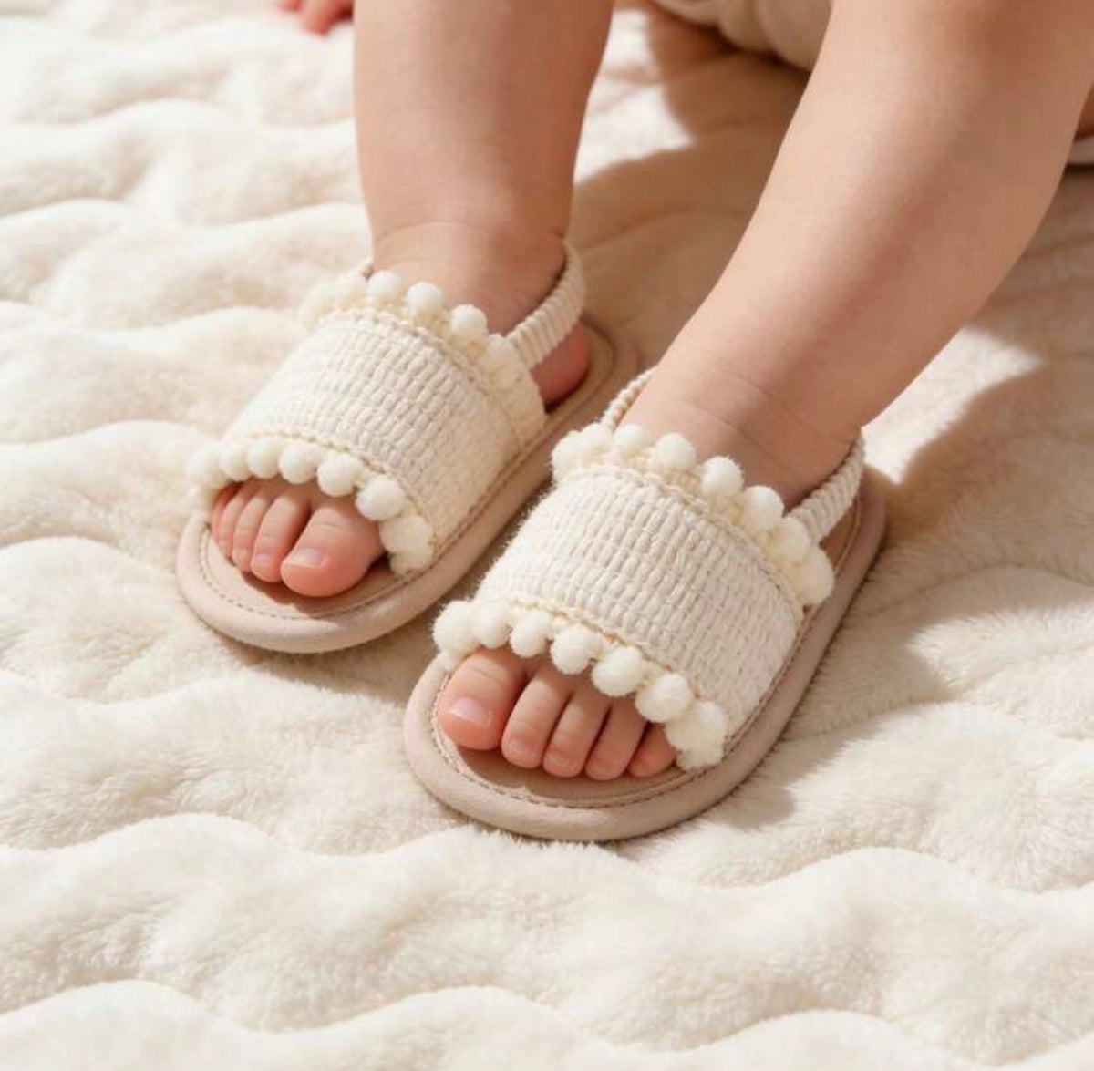 Bubble beige sandals