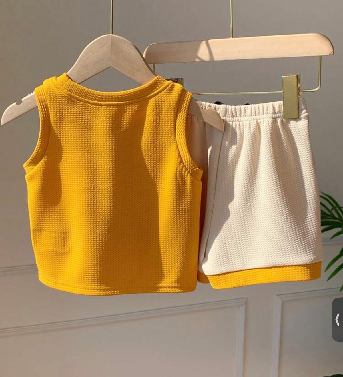 2pcs/Set Versatile Smiling Face Print Knit Tank Top And Shorts