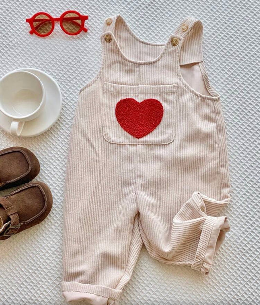 Heart Embroidery Jumpsuit