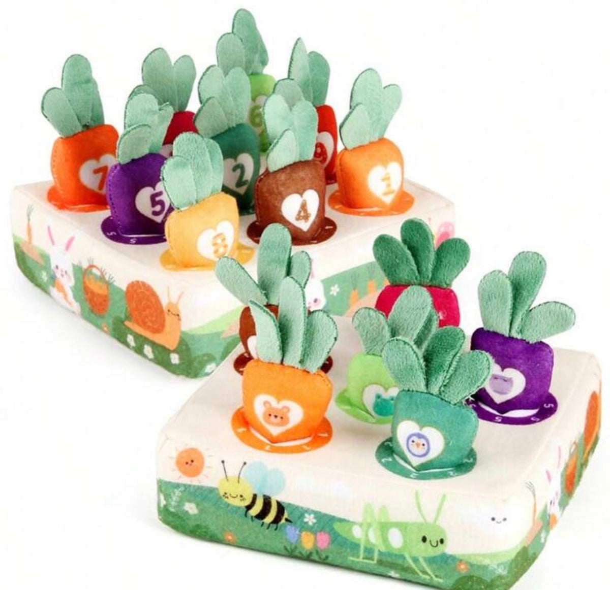 Carrot-Pulling Matching Toys