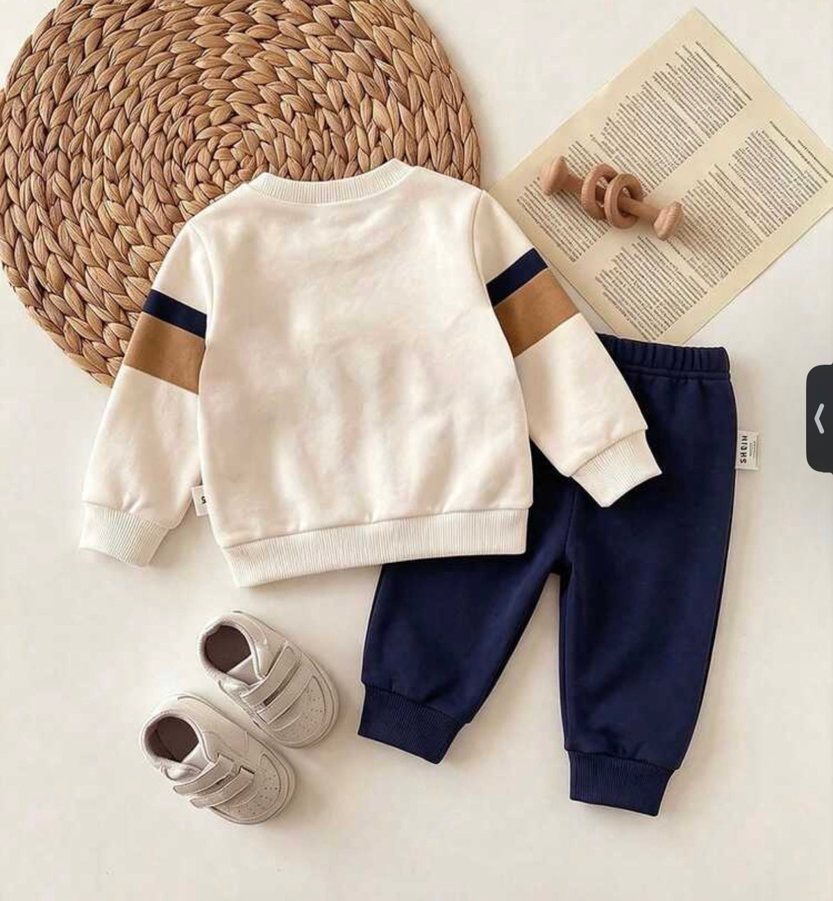 Newborn Baby Knight Pattern Long Sleeve Top And Pants