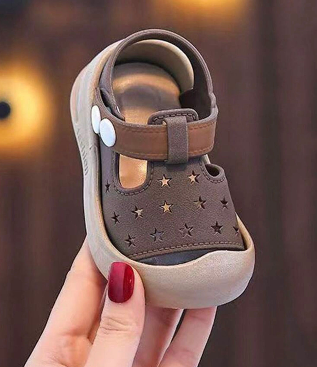 Closed-Toe Soft Sole Indoor/Outdoor Sandals