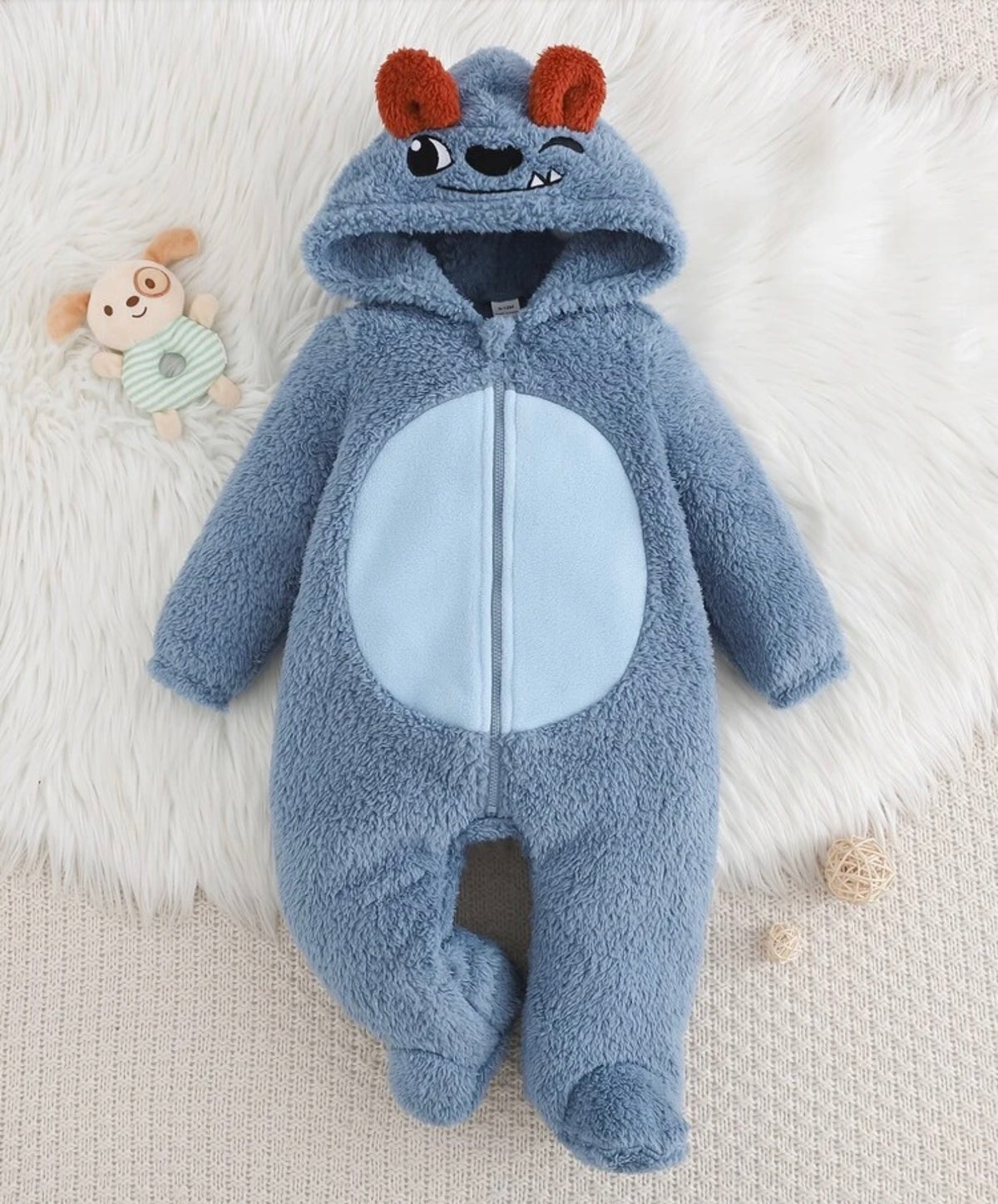 Zipper Long Sleeve One-Piece Winter Jumpsuit