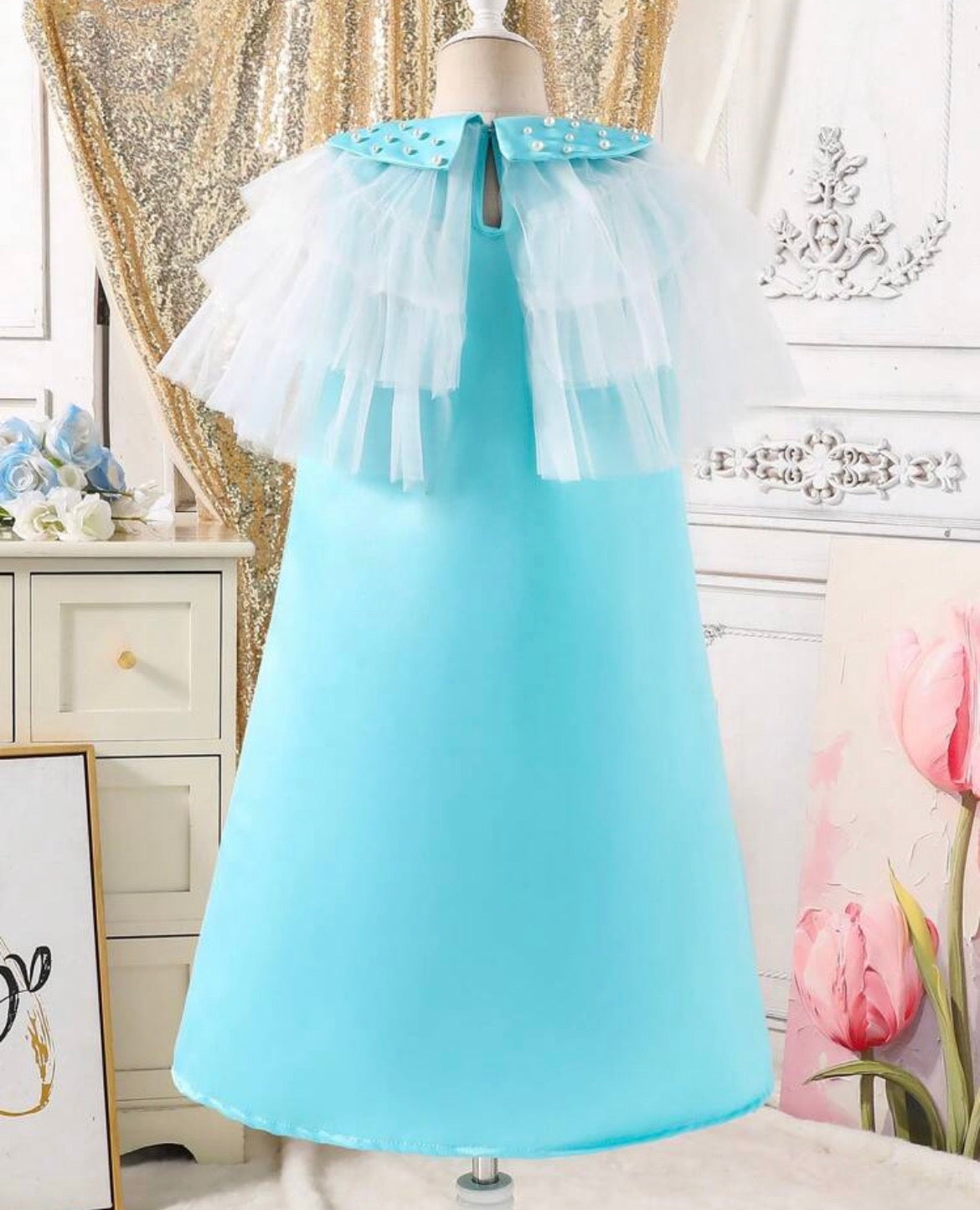 Light Blue And White Tween Girls