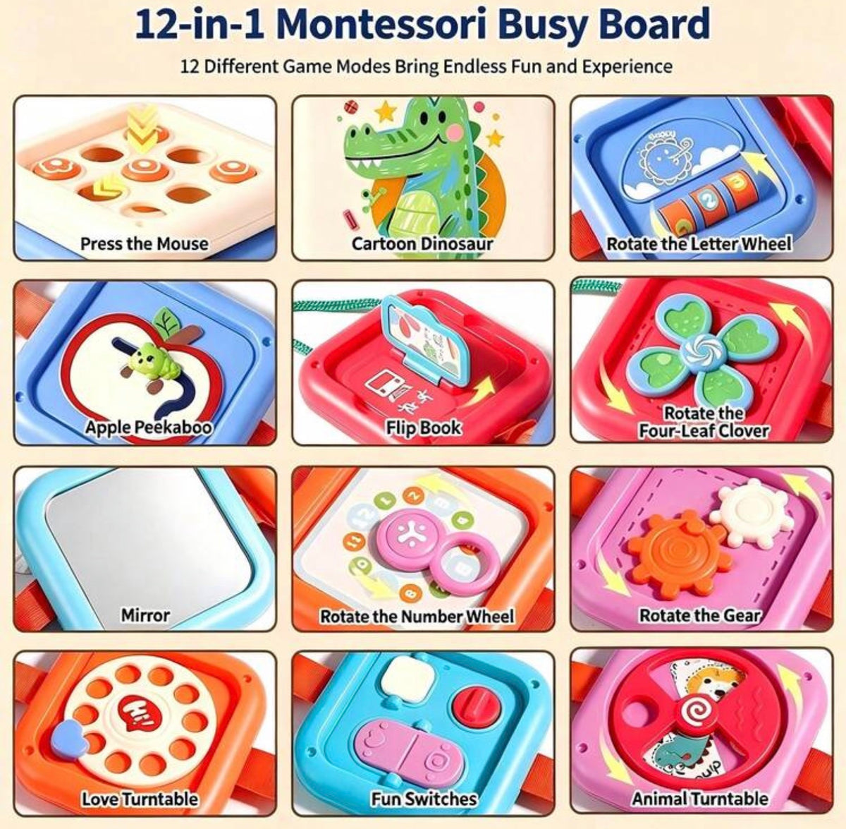 Toddler Busy Board