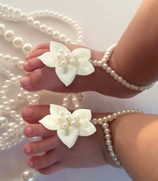 Baby Flower Anklet, Photography Props