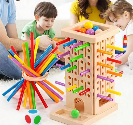 3-In-1 Wooden Stick Pulling Game
