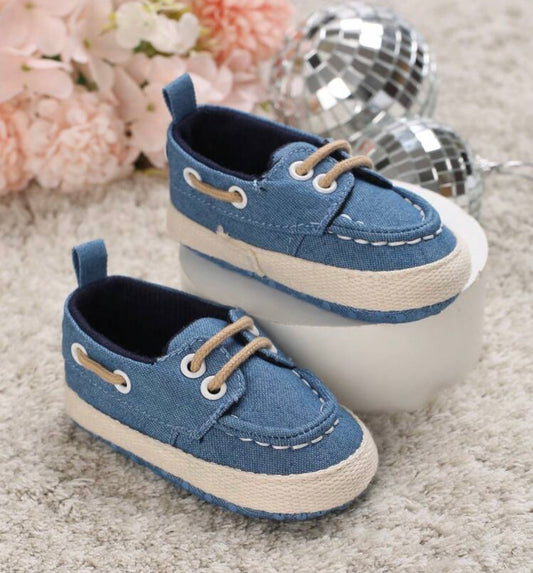 Shoes With Perforation Detail And Front Strap Closure