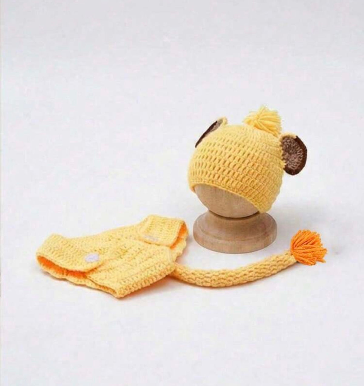 Newborn Baby Lion Photography Props Outfit