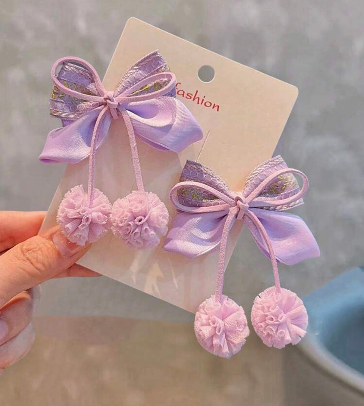 2pcs Bowknot Hair Clips