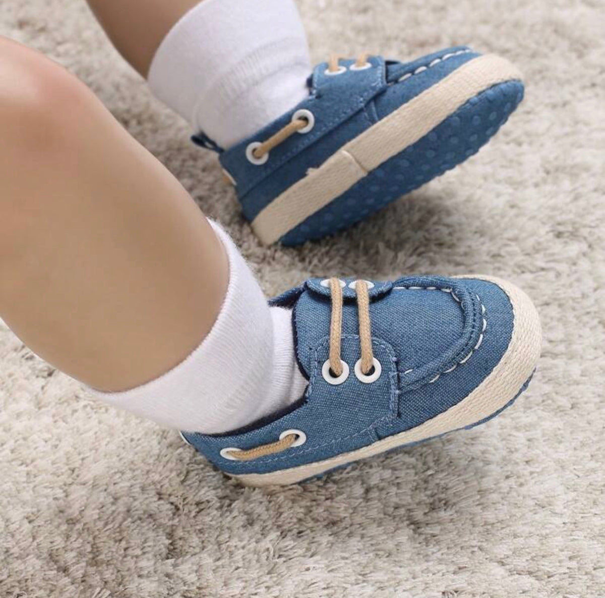 Shoes With Perforation Detail And Front Strap Closure