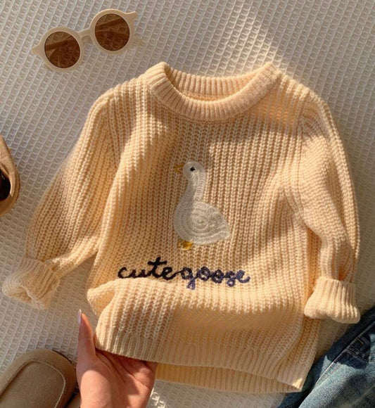 Autumn/Winter Versatile Cartoon Pattern Sweater