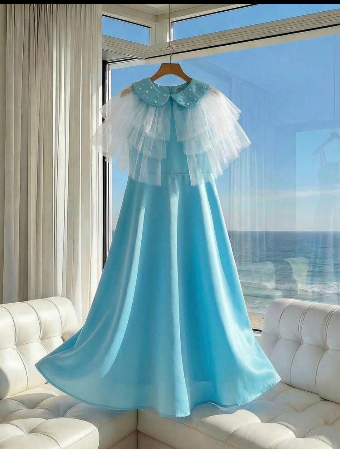 Light Blue And White Tween Girls