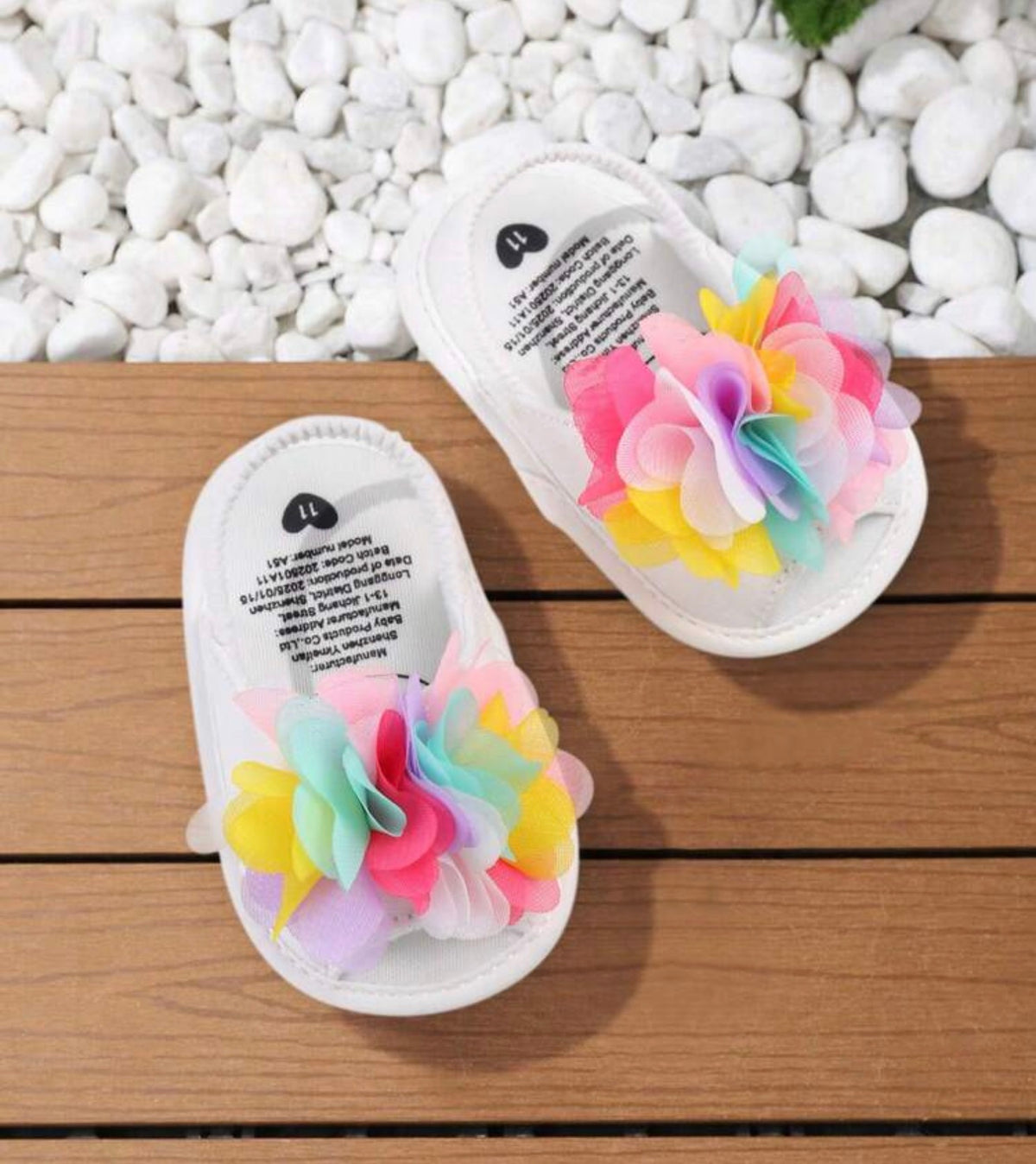 Colourfull flower shoes