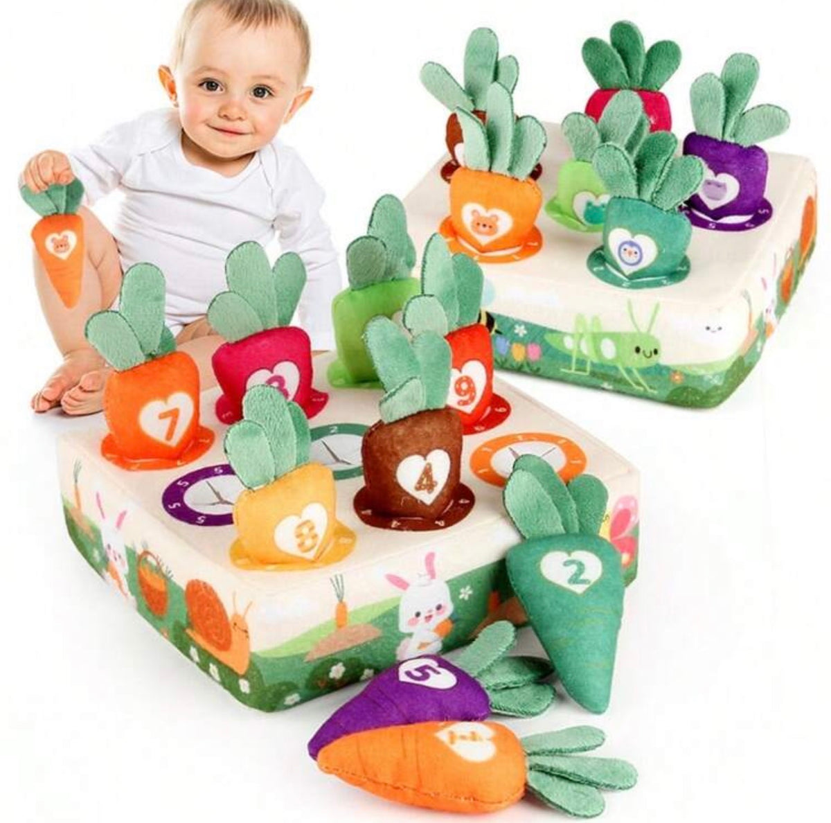 Carrot-Pulling Matching Toys