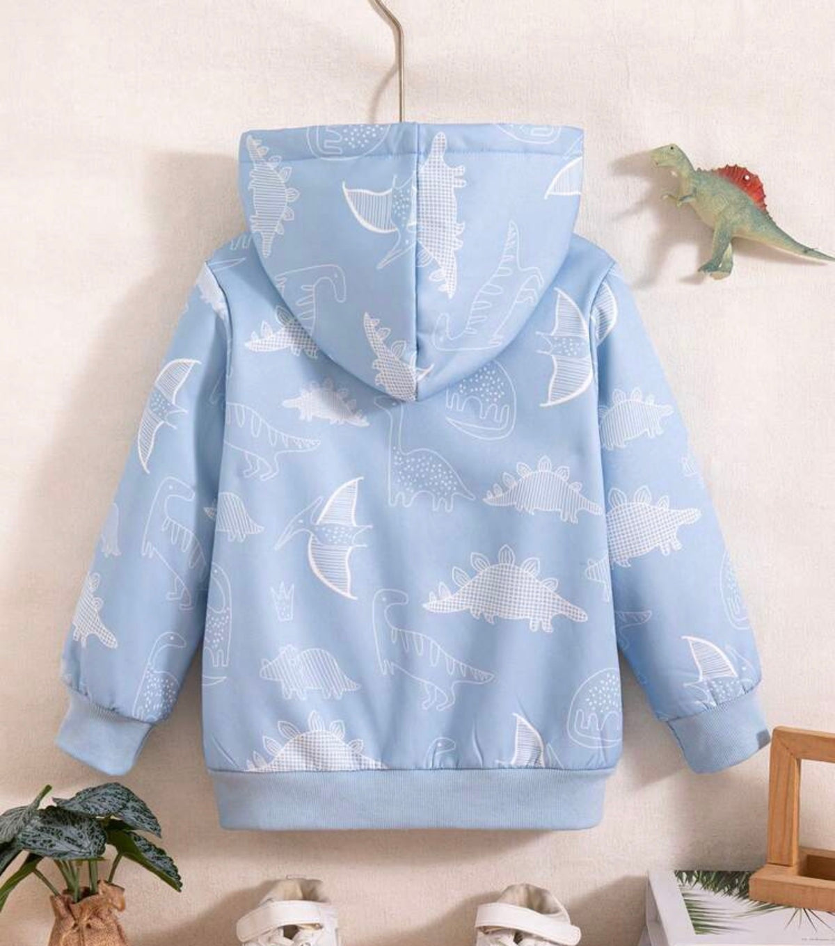 Zip-Up Hooded Fleece Jacket