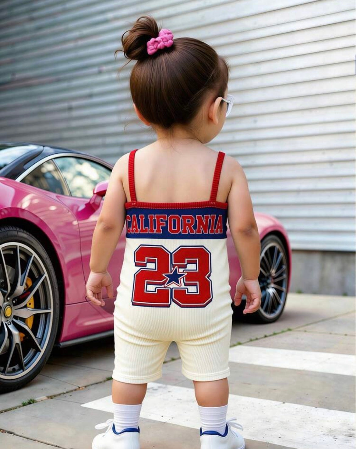 Sports Jersey Style Jumpsuit