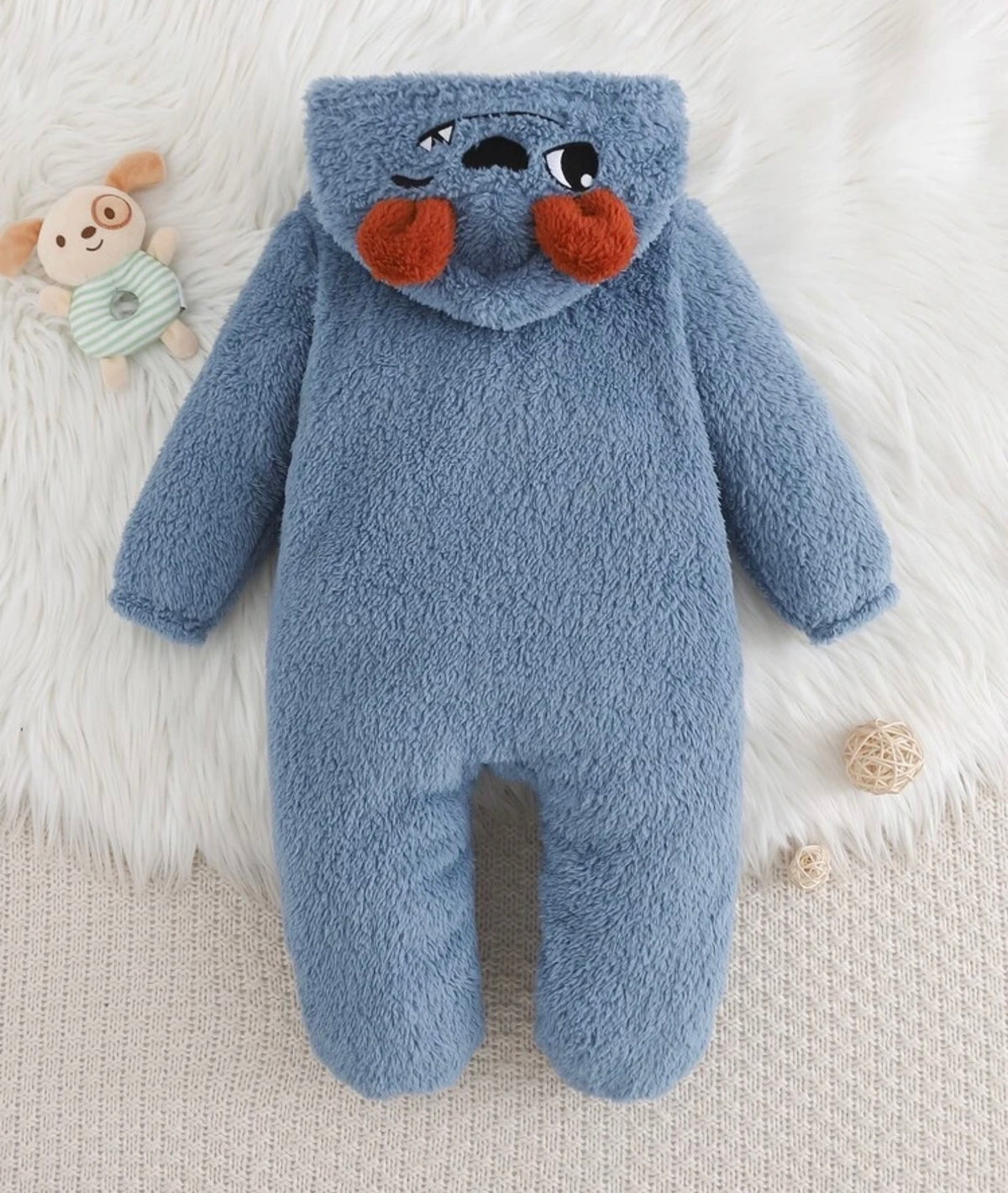 Zipper Long Sleeve One-Piece Winter Jumpsuit