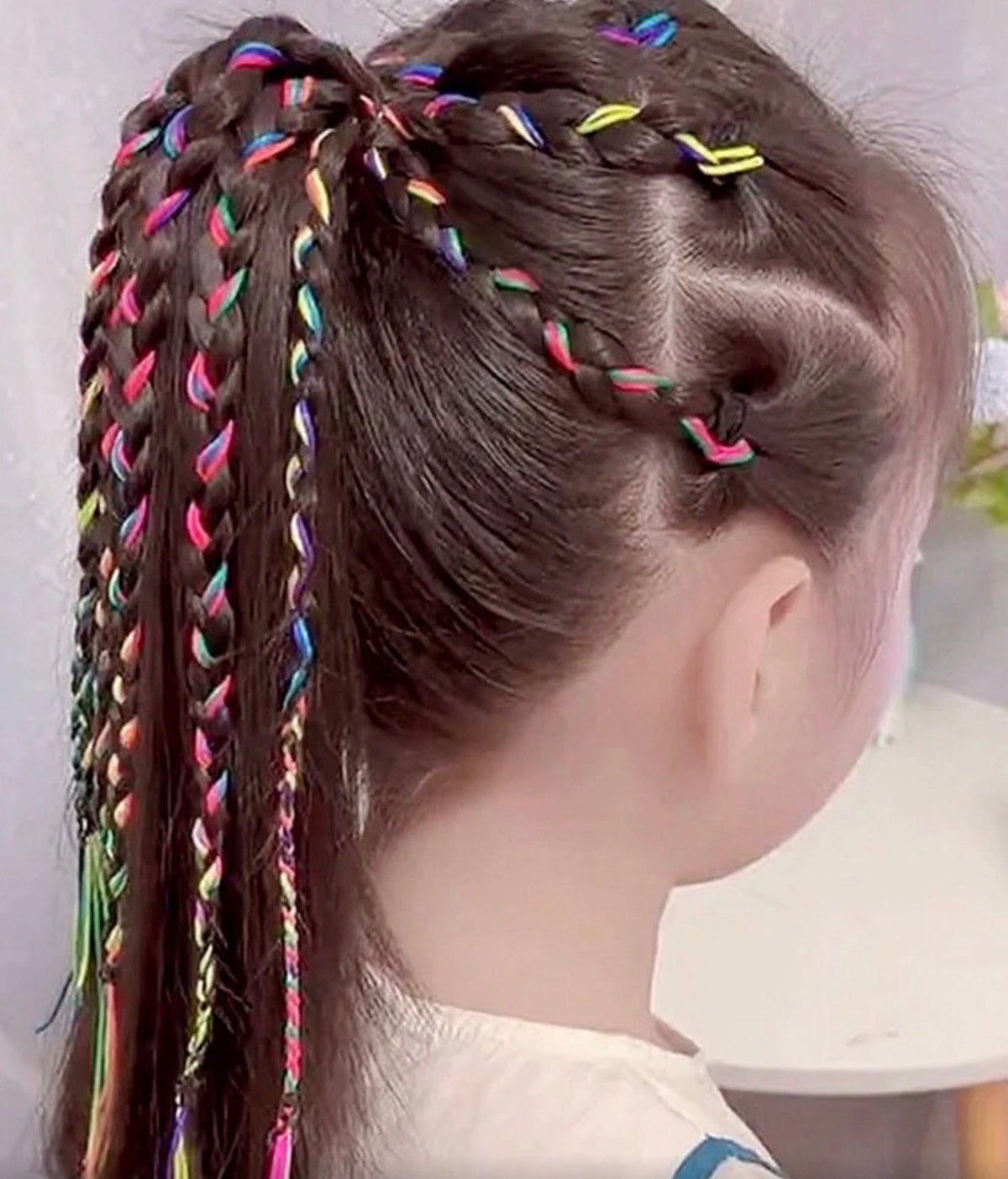 24pcs/Set Colorful Rope Hair Accessories