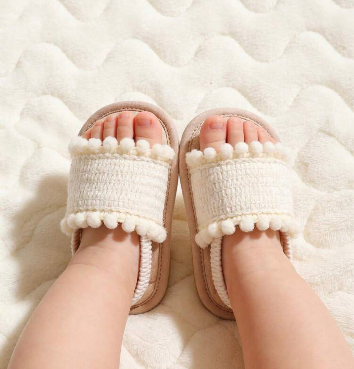 Bubble beige sandals