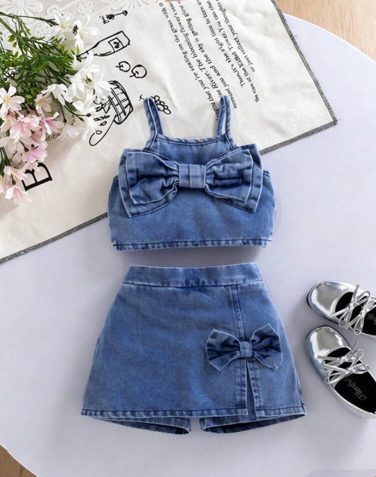 Bow Camisole Top And Bow Set