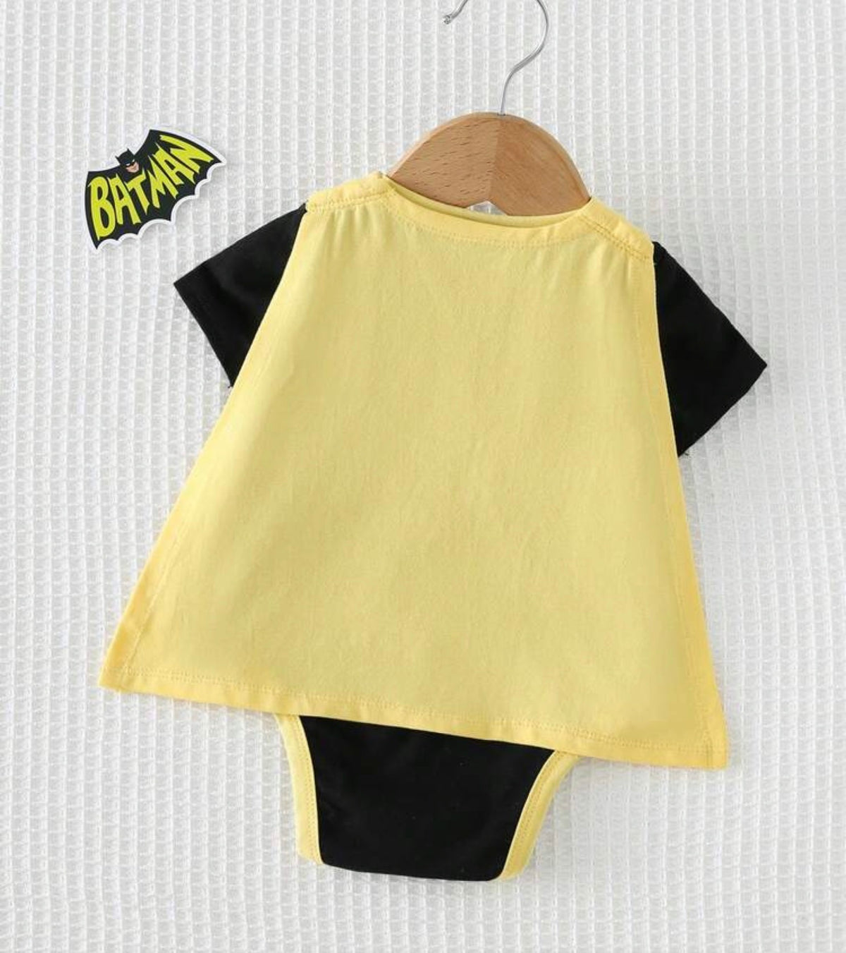 BATMAN Knit Soft Round Neck Short Sleeve Romper