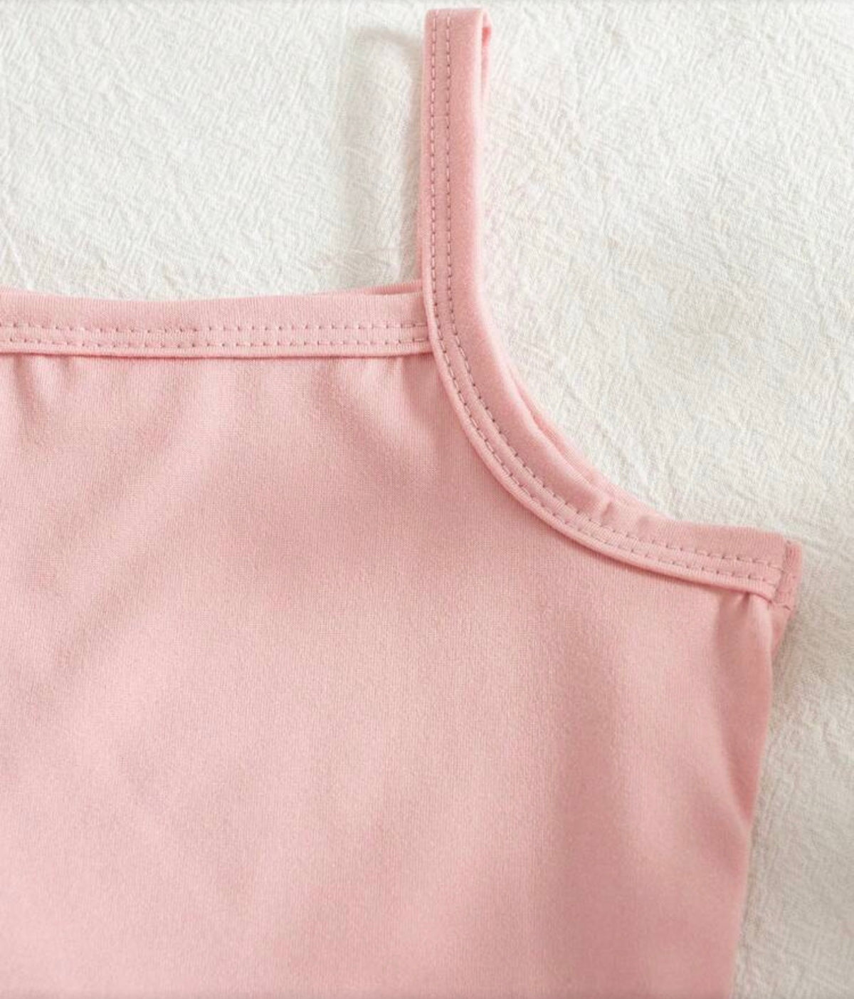 3pcs/Set Casual American Pink Bow Print Hoodie Sweatshirt, Solid Color Camisole, And Bowknot Straight Leg Jeans