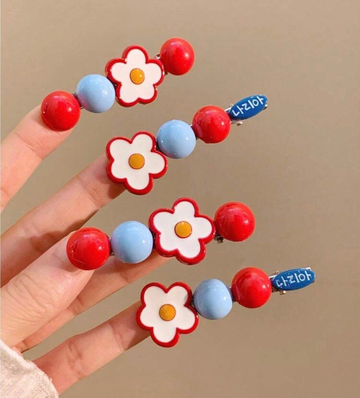 Sweet Cute Flower Hair Clips