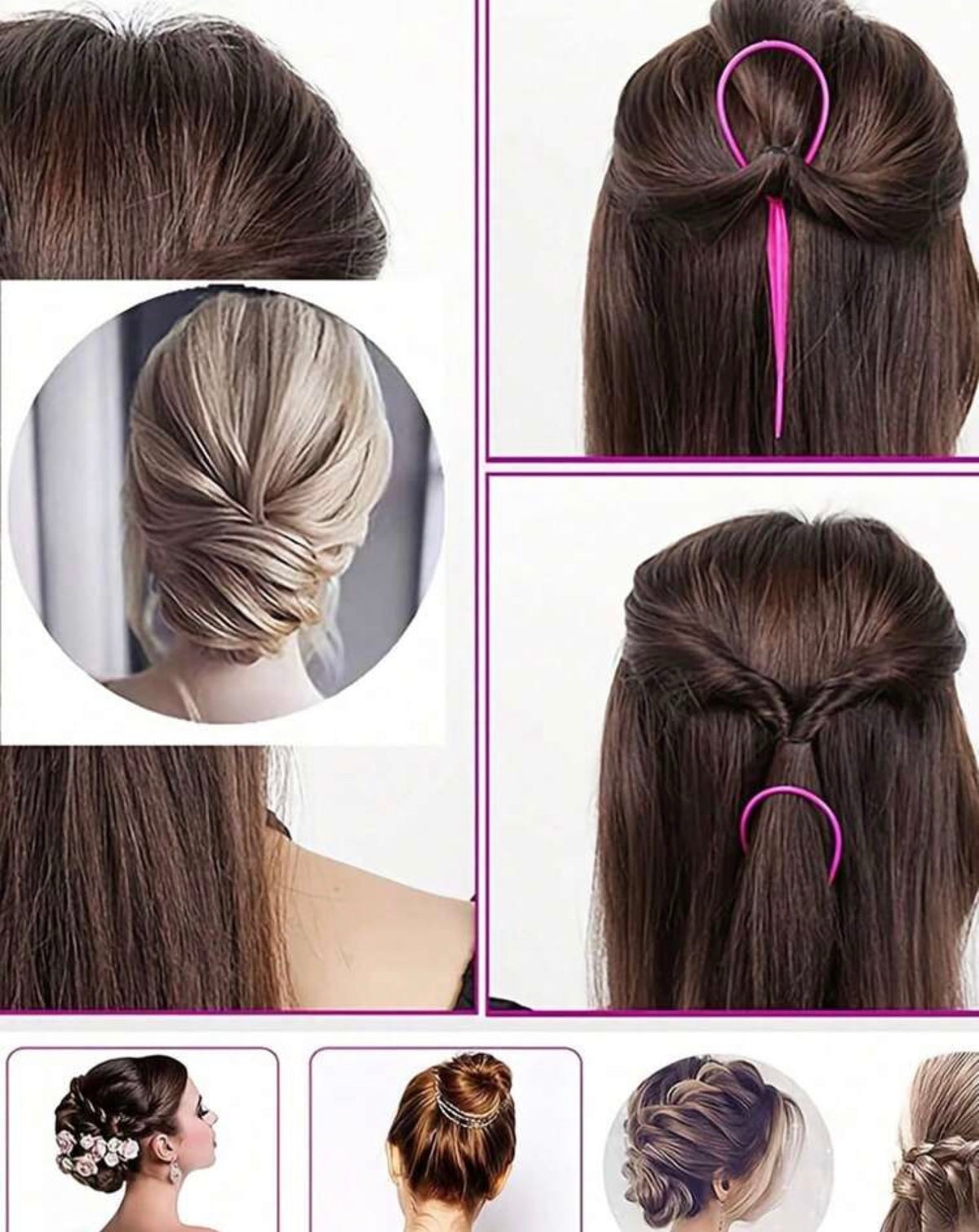 9pcs Unicorn Hair Comb Set