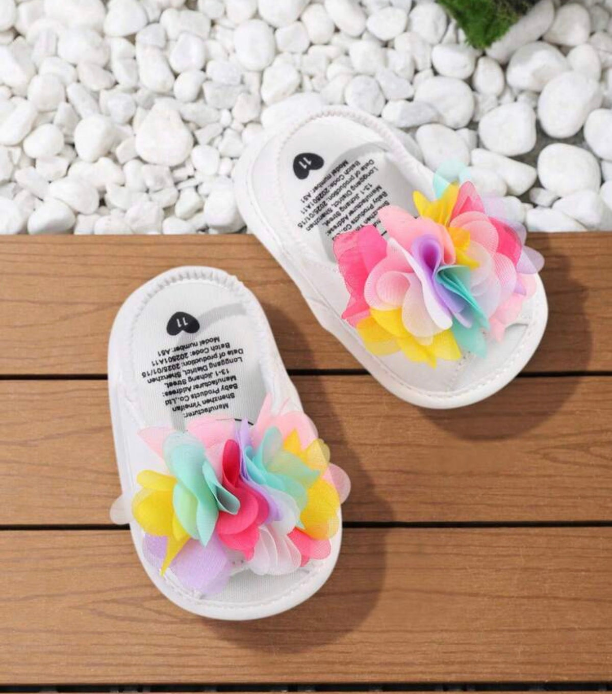 Colourfull flower shoes