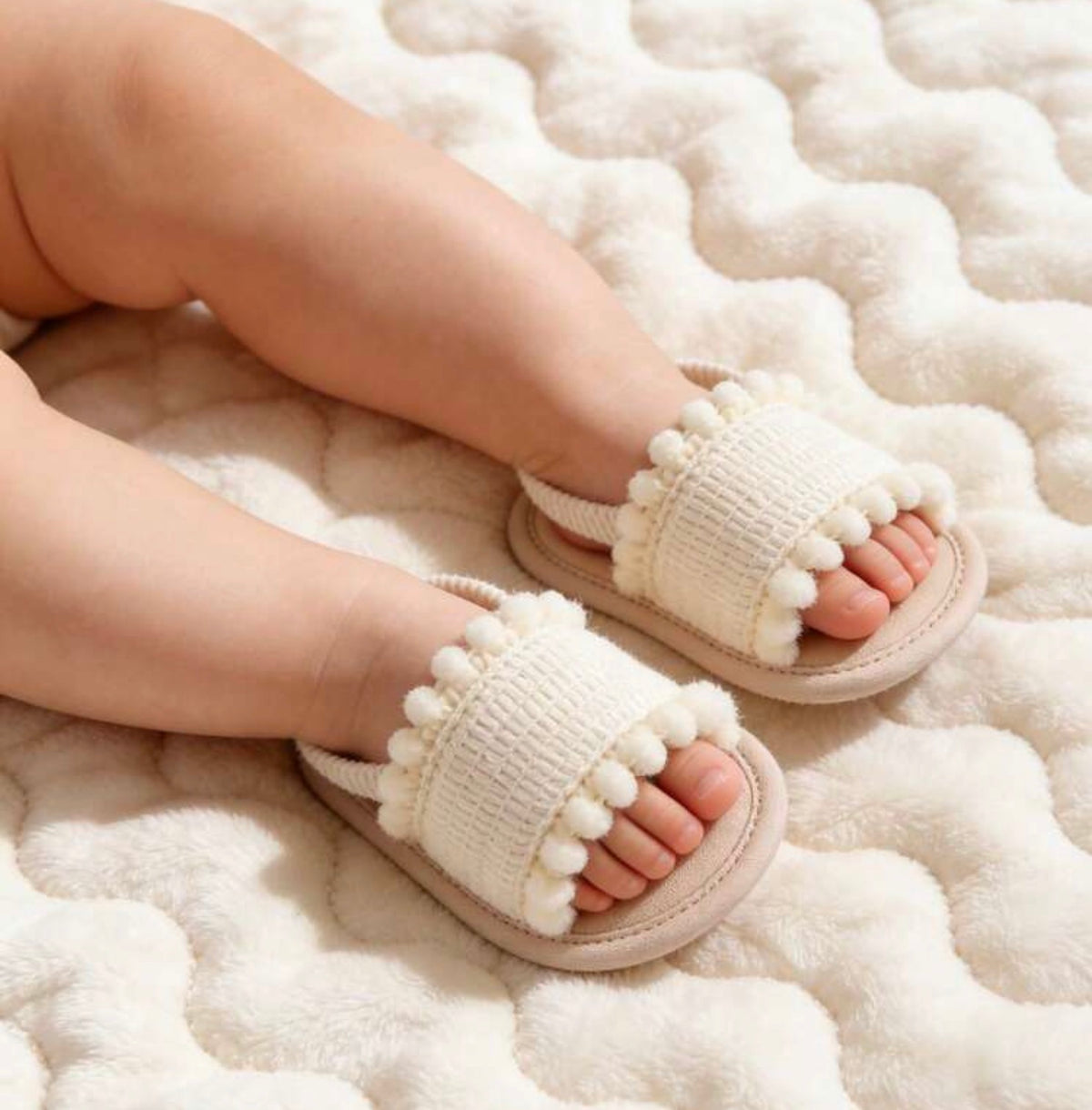 Bubble beige sandals