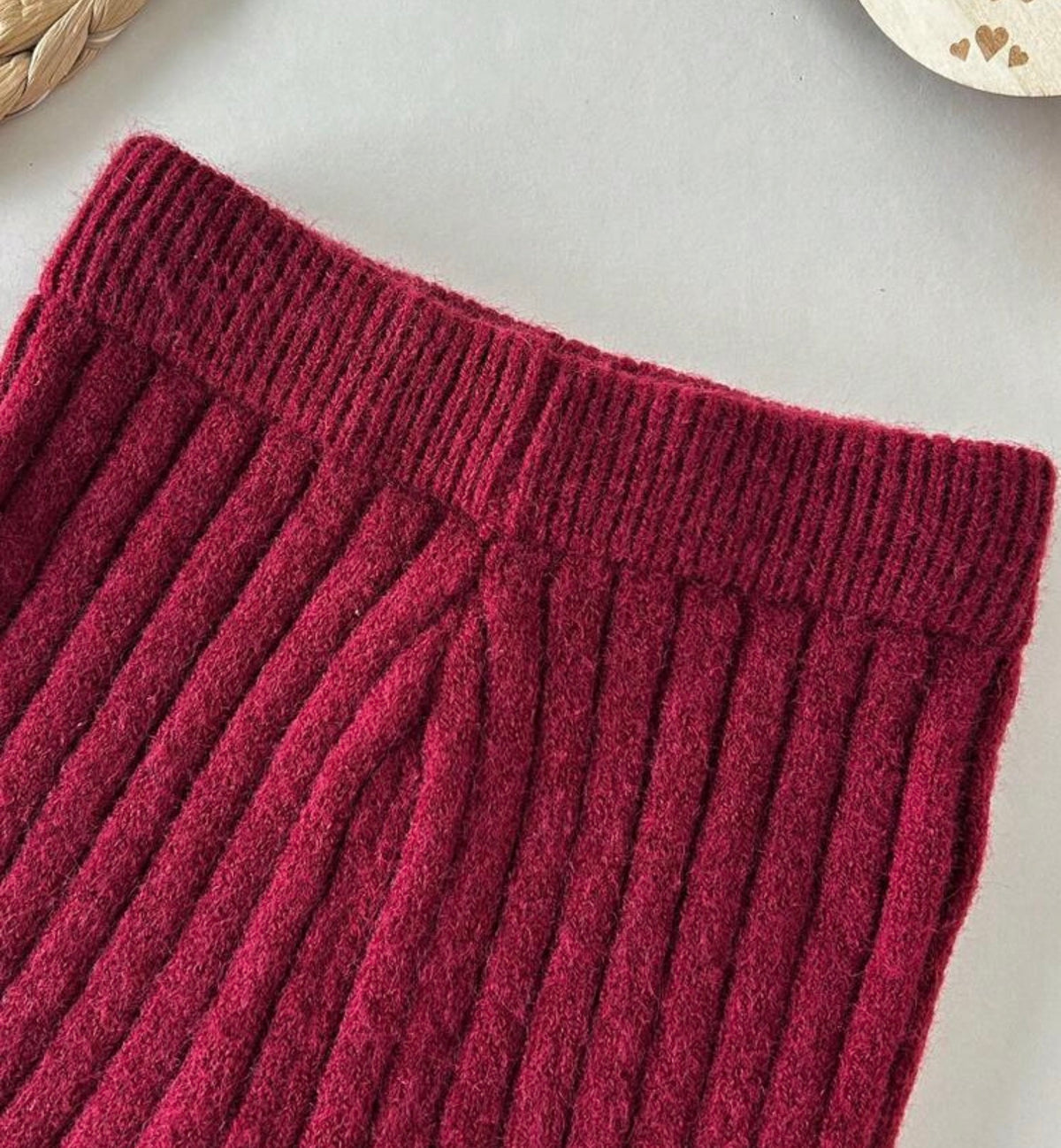 Autumn/Winter Casual Long Sleeve Sweater And Elastic Waist Long Pants Set