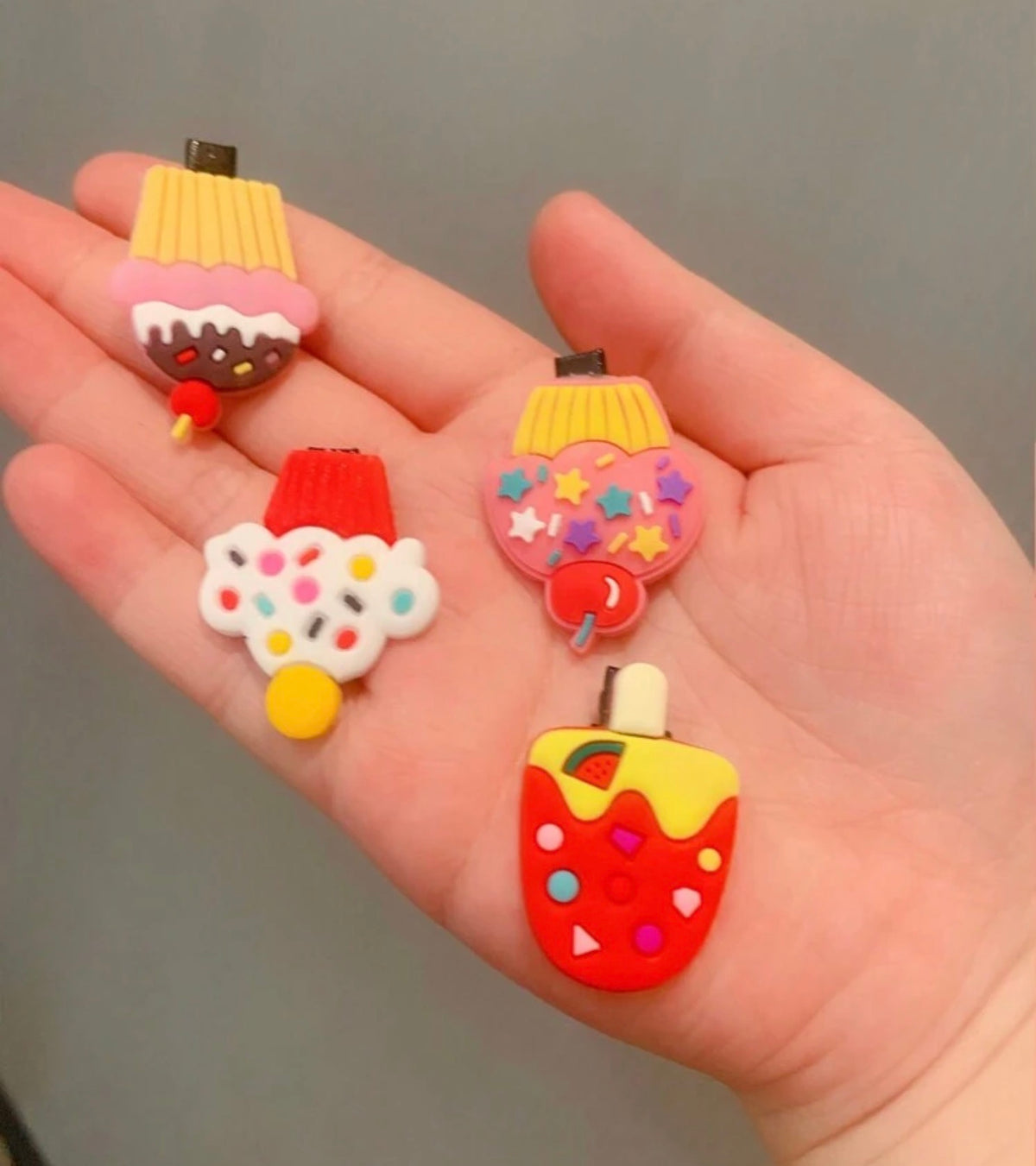 30pcs/Set Colorful Cartoon Hair Clips