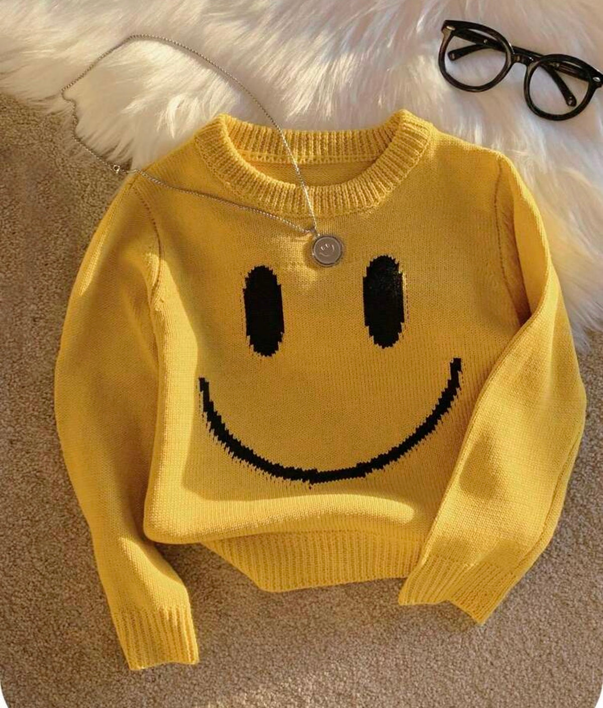 Autumn/Winter Yellow Baby Sweater Knitted Baby Sweater Fall