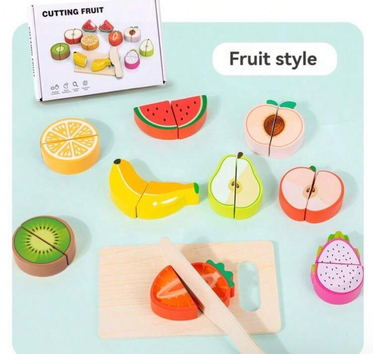 Children's Wooden Realistic Food Toys