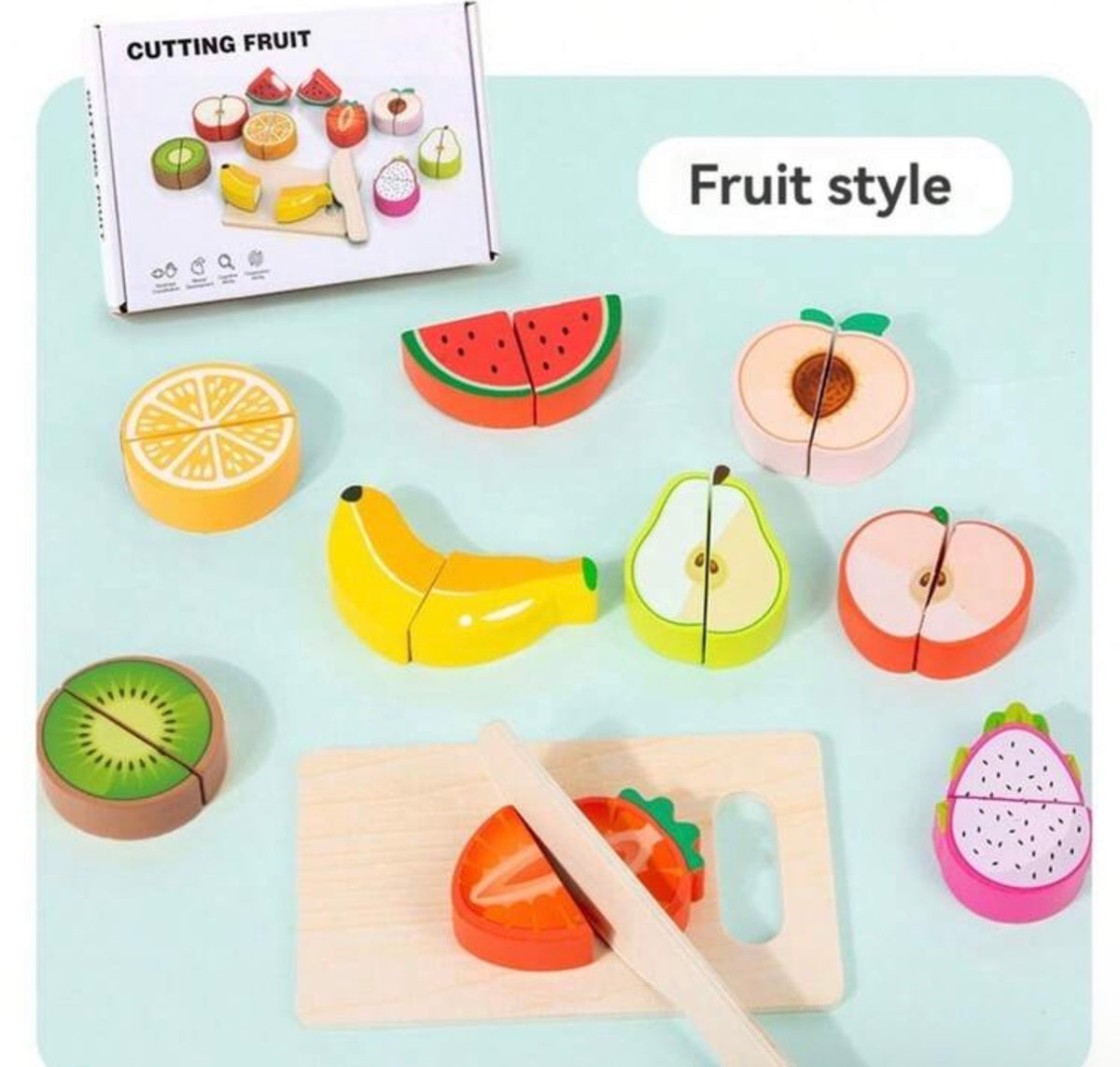 Children's Wooden Realistic Food Toys