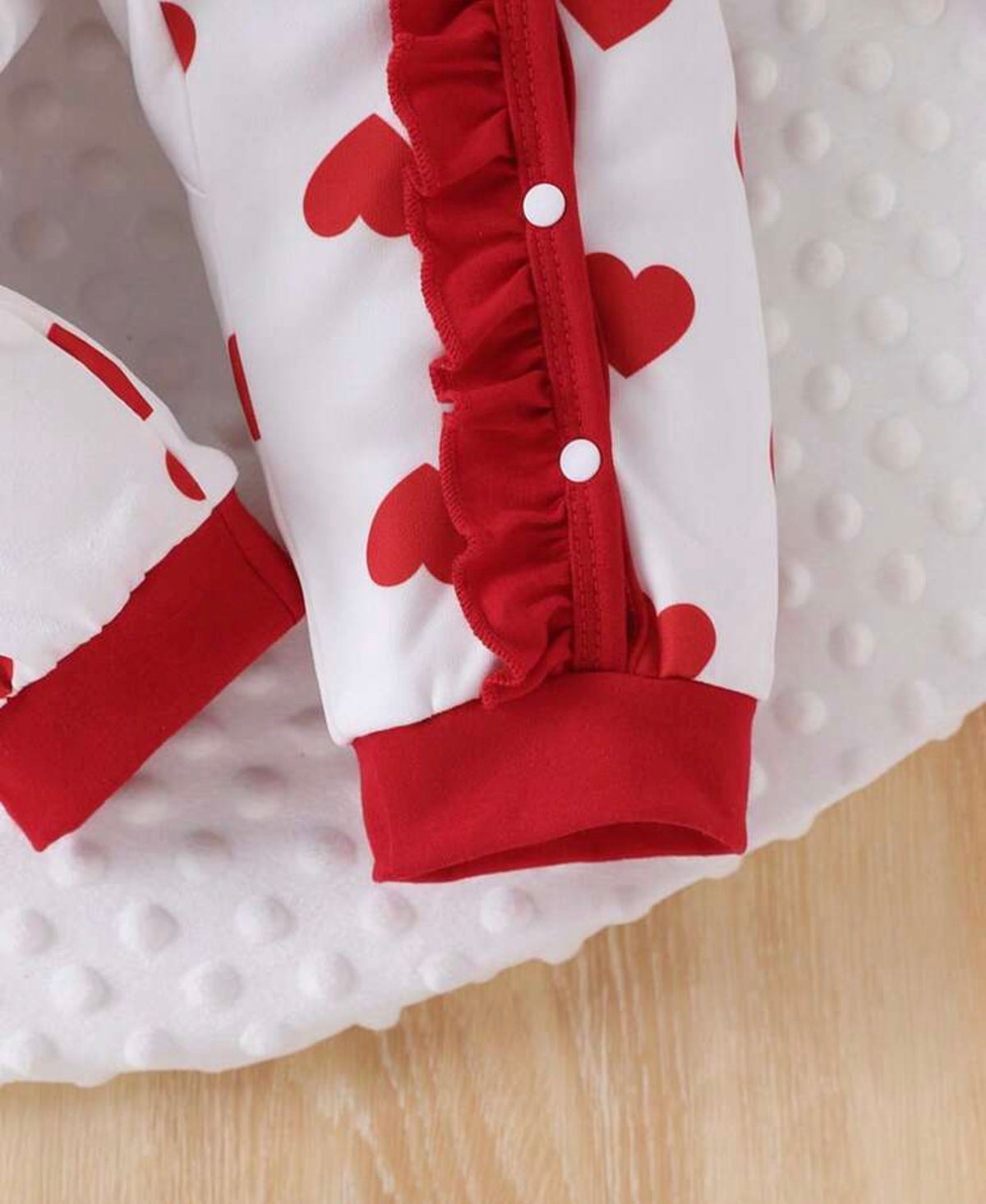 2pcs/Set Heart Romper&Headband Set