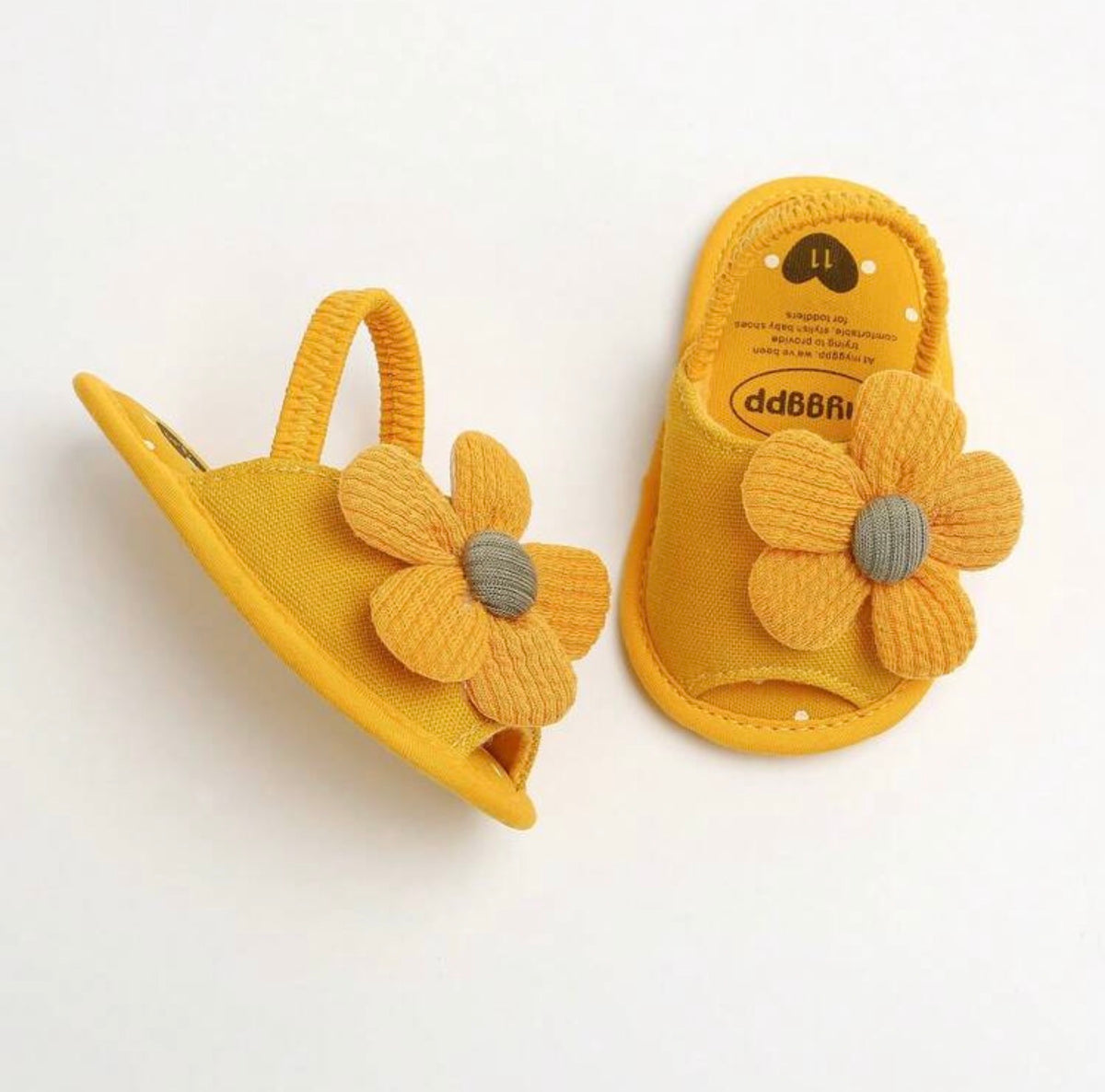 Infant Girls' Summer Sandals, Flower & Bow Decor